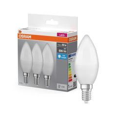 Żarówka LED OSRAM CLASSIC B 60W LED BULB 6.8W 827 mat E14 3szt