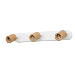 Lampa punktowa LED OSRAMSpot Brick 3xGU10 biały and Wood