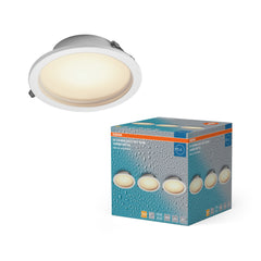 Plafon LED OSRAMDownlight Set IP44 Dim Slim 160mm 18W Metal 830 biały