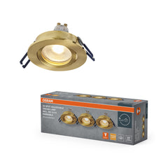 Lampa punktowa LED OSRAM  GU10 Dim Adjustable Click 6W 827 Satin Gold