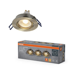 Lampa punktowa LED OSRAM  GU10 Dim Adjustable Click 6W 827 Green Brass