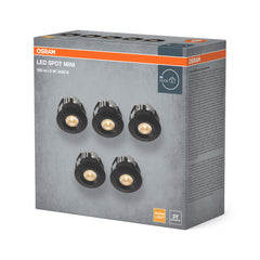Lampa punktowa LED OSRAMMini Spot Set 6W 830 120° czarny