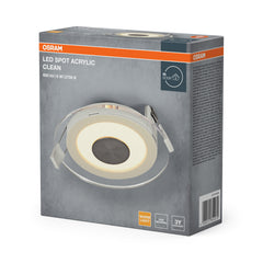 Lampa punktowa LED OSRAMSpot Acrylic Clean 6W 827 biały