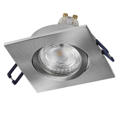 Lampa punktowa LED OSRAM Spot Set Recess GU10 Adjustable Square Click 4.5W 827 Satin Nickel