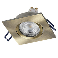 Lampa punktowa LED OSRAM  GU10 Adjustable Square Click 4.5W 827  Brass