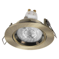 Lampa punktowa LED OSRAM  Twistlock GU10 Adjustable 2.6W 827 Brass