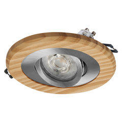 Lampa punktowa LED OSRAM Wood Spot GU10 Bright 4.5W Satin Nickel