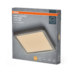 Plafon LED OSRAM Orbis Quickfix 195x195mm 16W Click Dim 830 Silver