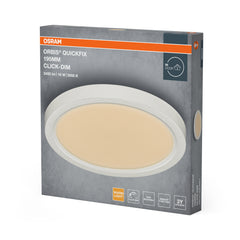 Plafon LED OSRAM Orbis Quickfix 195mm 16W Click Dim 830 biały
