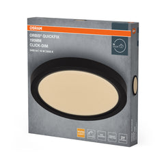 Plafon LED OSRAM Orbis Quickfix 195mm 16W Click Dim 830 czarny