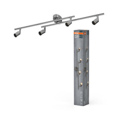 Lampa punktowa LED OSRAMSpot Cylinder 4xGU10 Brushed Nickel