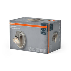 Lampa punktowa LED OSRAMSpot Cylinder 1xGU10 Brushed Nickel