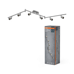 Lampa punktowa LED OSRAMSpot Cylinder Duo 6xGU10 Brushed Nickel