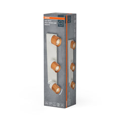 Lampa punktowa LED OSRAMSpot Half Wood Line 3xGU10 biały