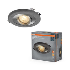 Lampa punktowa LED OSRAM Concrete Spot GU10 Dark  4.5W Satin Nickel