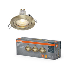 Lampa punktowa LED OSRAM  GU10 Click 4.5W 827 Green Brass