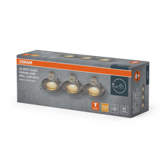 Lampa punktowa LED OSRAM  GU10 Click 4.5W 827 Satin Nickel