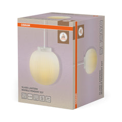 Lampa LED OSRAM Decor Glass Lantern Marble Pendant E27