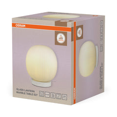 Plafon LED OSRAM Decor Glass Lantern Marble Table E27