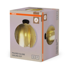 Plafon LED OSRAM Decor Folded Globe Ceiling E27 Gold