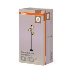 Plafon LED OSRAM Decor Folded Globe Floor 3xE27 Gold