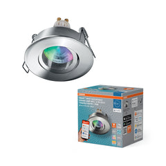 Lampa punktowa LED OSRAM SMART+ MATTER Spot GU10 IP65 RGBW Chrome