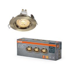 Lampa punktowa LED OSRAM  Twistlock GU10 Adjustable 2.6W 827 Brass