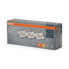 Lampa punktowa LED OSRAM  GU10 Adjustable Square Click 4.5W 827 biały