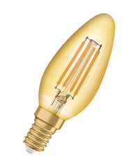 Lampa LED Vintage klas. krztałt świecowej E14 4W 2400K 410