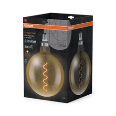 Żarówka LED E27 4W VINTAGE KULA 1 szt., barwa ciepła