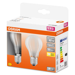 Żarówka LED E27 4W STAR 2 szt. matowa, barwa ciepła