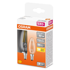 Żarówka LED E14 4W LED STAR 1 szt. świeczka, matowa, barwa ciepła