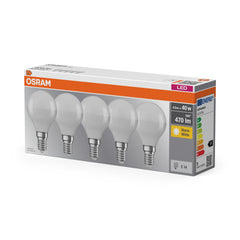 Żarówka LED E14 4,9W BASE CLASSIC 5 szt., matowa, barwa ciepła
