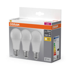 Żarówka LED E27 13W BASE CLASSIC 3 szt., matowa, barwa ciepła