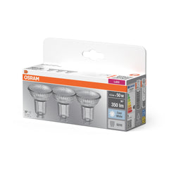 Żarówka LED GU10 4,3W BASE 3 szt., barwa zimna