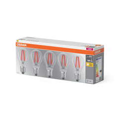 Żarówka LED E27 6,5W CLASSIC 5 szt. Fil, barwa ciepła
