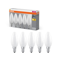 Żarówka LED E14 4W BASE 5 szt., matowa, barwa ciepła