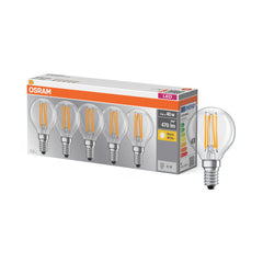 Żarówka LED E14 4W BASE 5 szt., Fil, barwa ciepła
