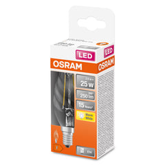 Żarówka LED OSRAM Star Classic BW 25 Fil 2.5W 827 Clear E14