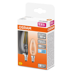 Żarówka LED E14 4W LED STAR CLASSIC 2 szt. świeczka, Fil, zimna