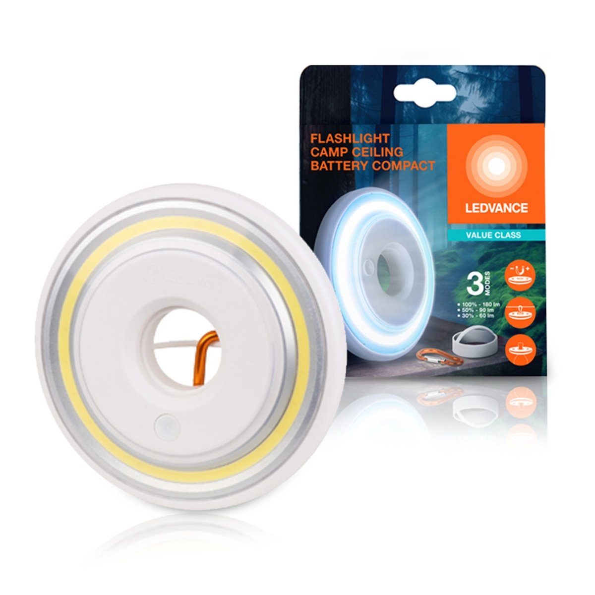 Bateryjna campingowa Latarka LED COB - Poland LEDVANCE e-shop 4099854175688