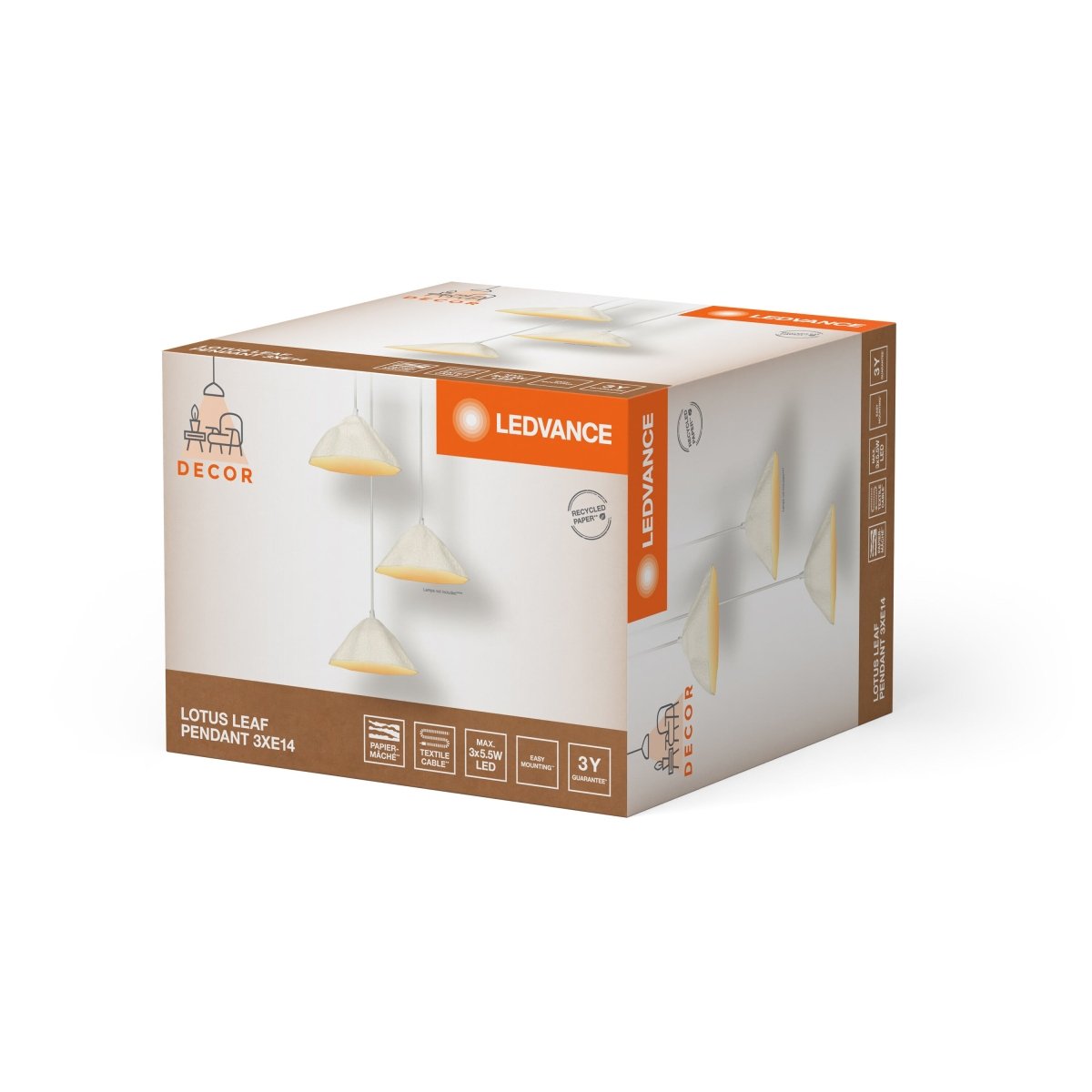 Dekoracyjna Oprawa LED Papierowa E14 i E27 Klasyczna - Poland LEDVANCE e-shop 4058075837645