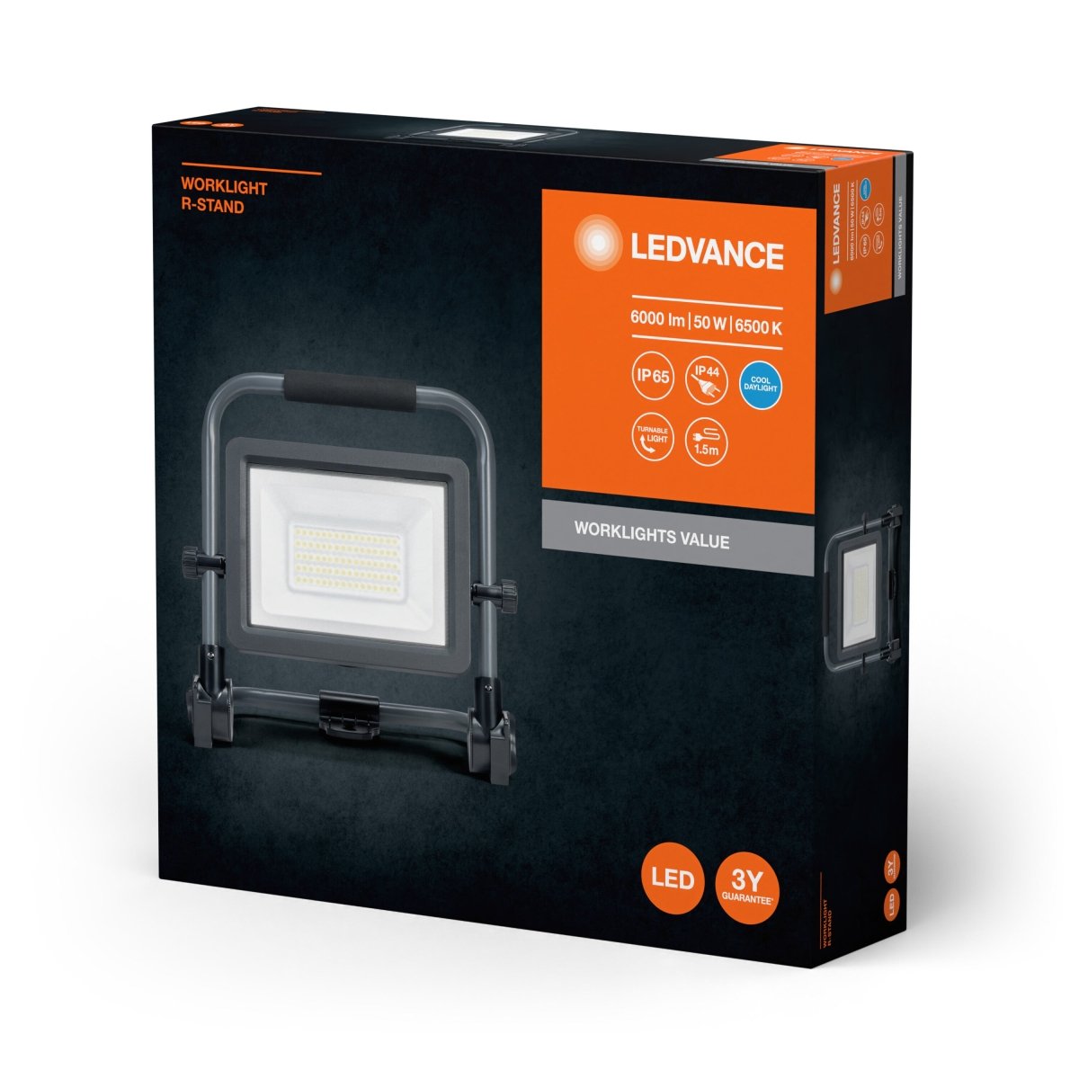 Elastyczny przenośny reflektor roboczy 50 W 6500 K 5400lm - Poland LEDVANCE e-shop 4058075831278