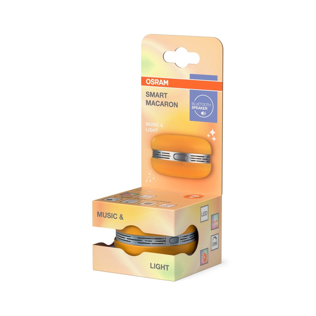 Głośnik inteligentny SMART+ Bluetooth Macaron Speaker Yellow - Poland LEDVANCE e - shop 4099854667886