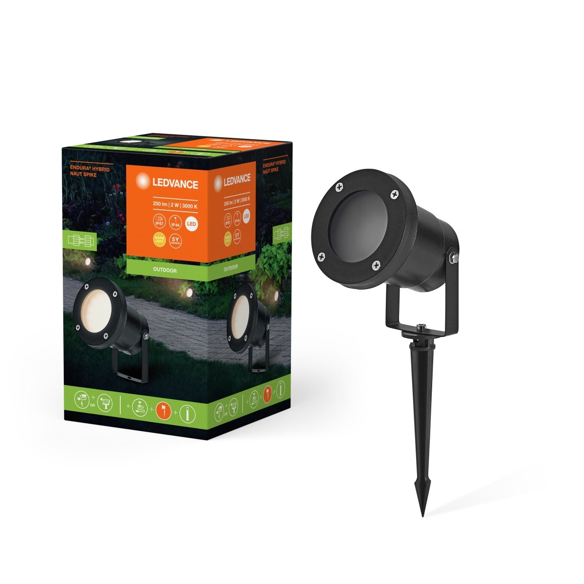 Hybrydowa Oprawa LED słupkowa zewnętrzna 2 W 3000 K 100lm - Poland LEDVANCE e-shop 4058075834644