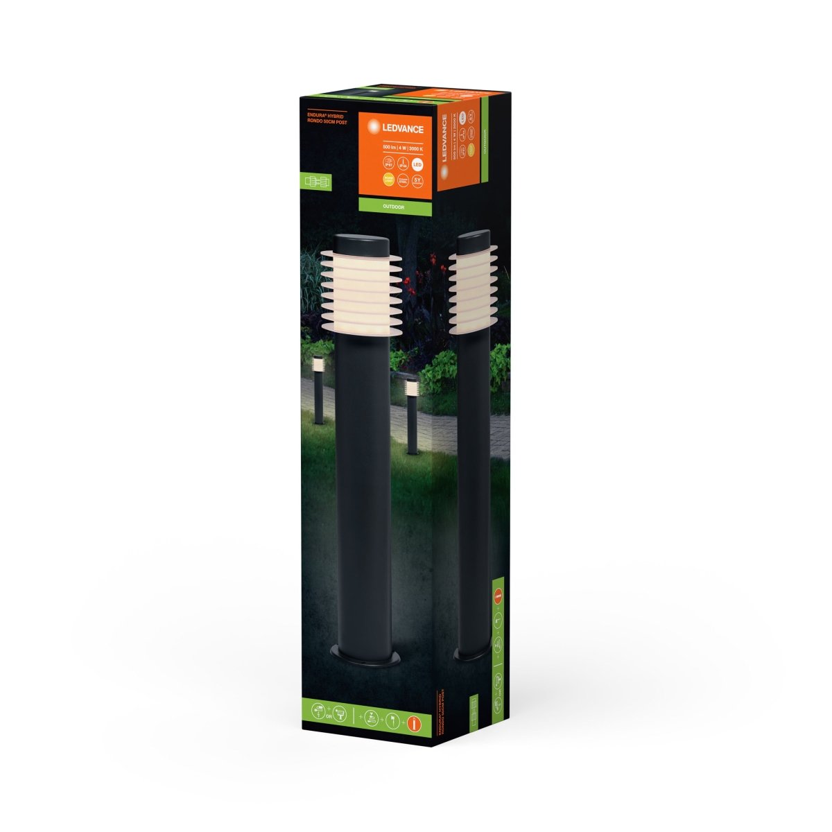 Hybrydowa Oprawa LED słupkowa zewnętrzna 4 W 3000 K 250lm - Poland LEDVANCE e-shop 4058075834507