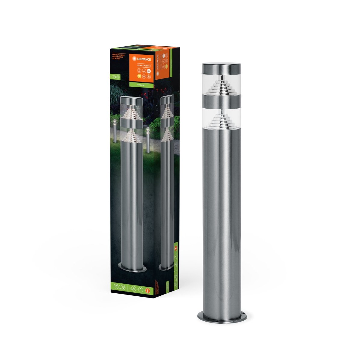 Hybrydowa Oprawa LED słupkowa zewnętrzna 4W 3000 K 340lm - Poland LEDVANCE e-shop 4058075834569