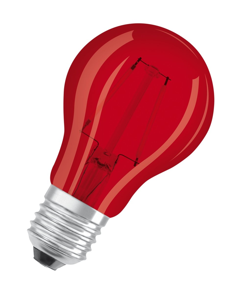 Kolorowa Lampa LED klasyczny krztałt Czerw. E27 2,5W 1000K - Poland LEDVANCE e-shop 4058075433946