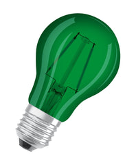 Kolorowa Lampa LED klasyczny krztałt Ziel. E27 2,5W 7500K - Poland LEDVANCE e-shop 4058075433984
