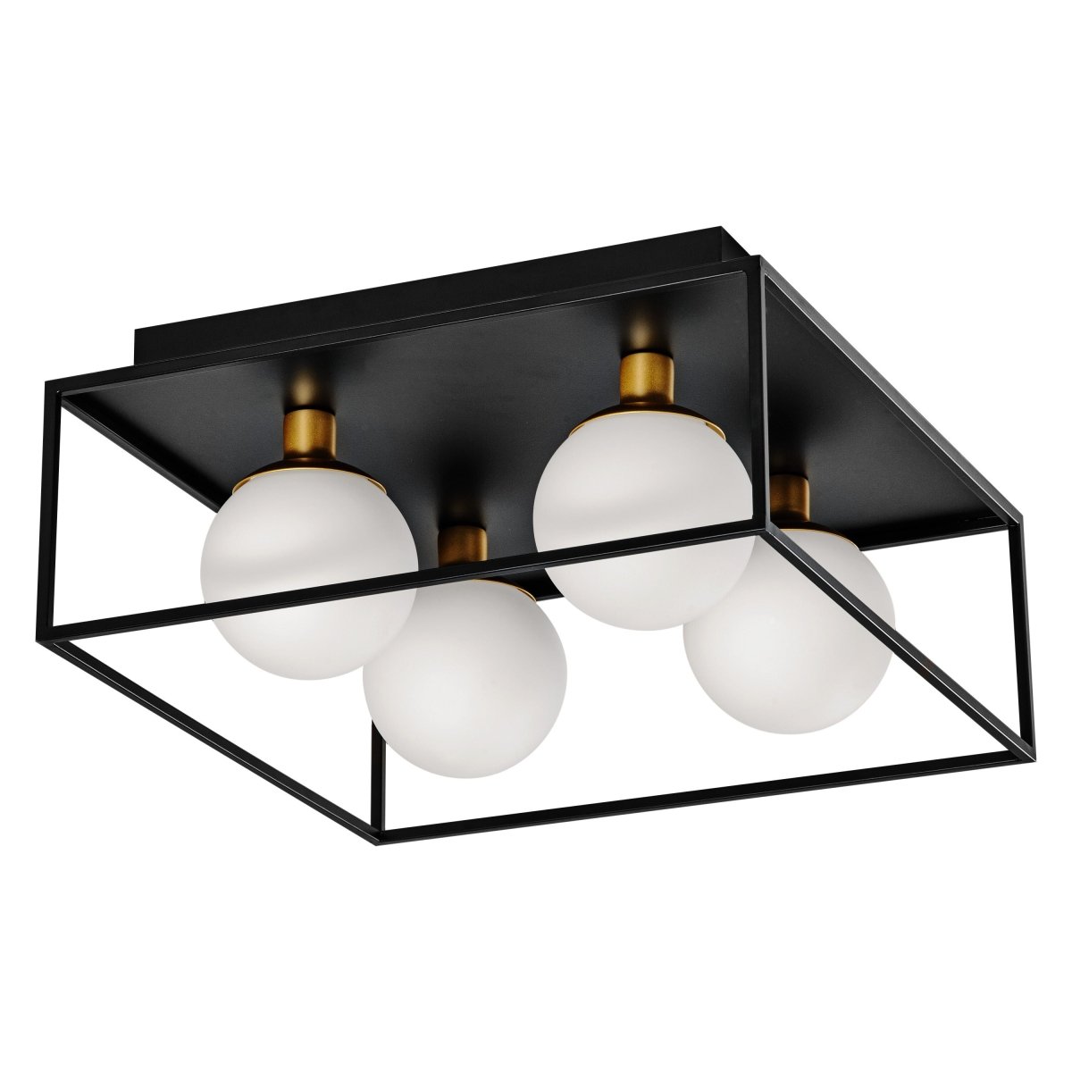 Lampa łazienkowa G9 Decor Square 350x350mm, IP44, czarna. - Poland LEDVANCE e-shop 4058075756960